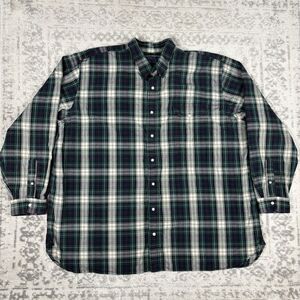 Polo Ralph Lauren Long Sleeve Classic Flannel Shirt Plaid Mens Size 4XB